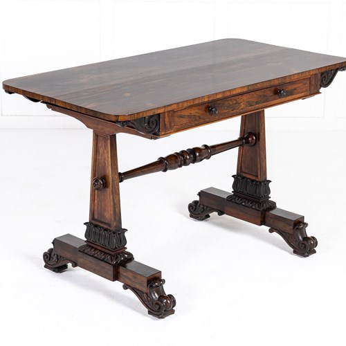 19Th Century Rosewood Writing Table