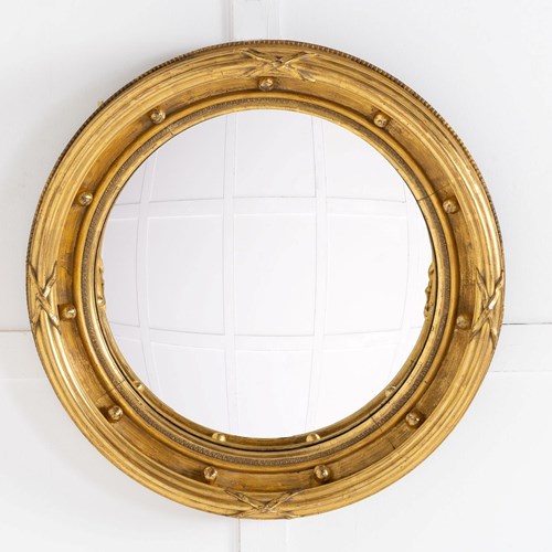19Th Century Regency Convex Mirror