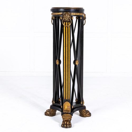 19Th Century Ebonised Torchère