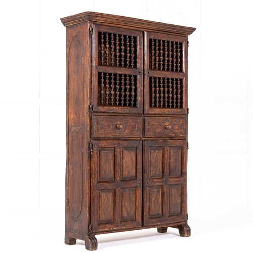 Early 18Th Century Spanish Walnut Cabinet