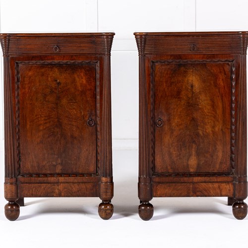 Pair Of Early 19Th Century Italian Bedside Cupboards/Night Tables