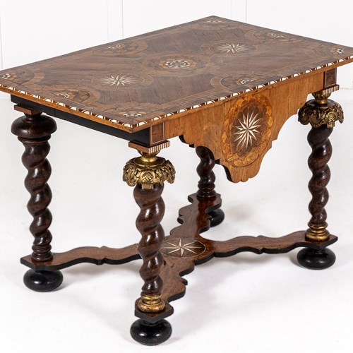 Late 17Th/Early 18Th Century Dutch Marquetry Side Table