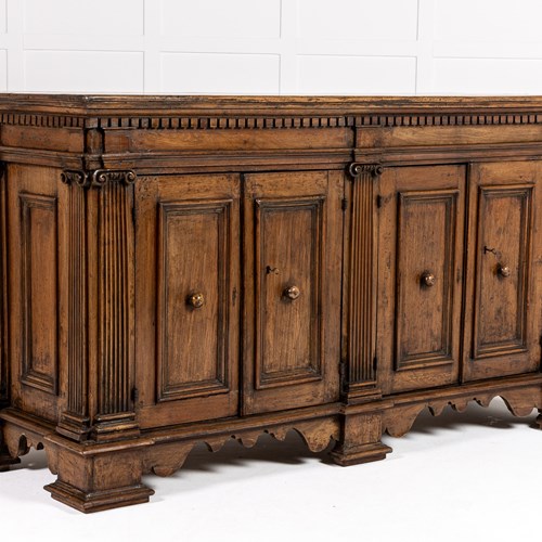 18Th Century Italian Walnut Sideboard/Cabinet