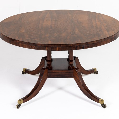 19Th Century English Rosewood Centre Table