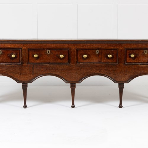 18Th Century English Oak Dresser Base