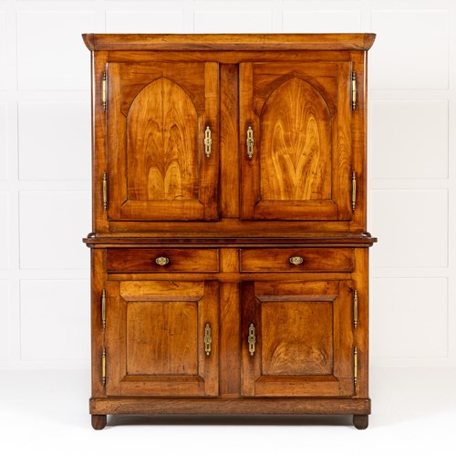 18Th Century French Cherry Wood Buffet Deux Corps