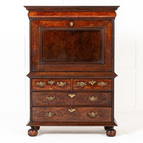 17Th Century English William And Mary Period Walnut Escritoire