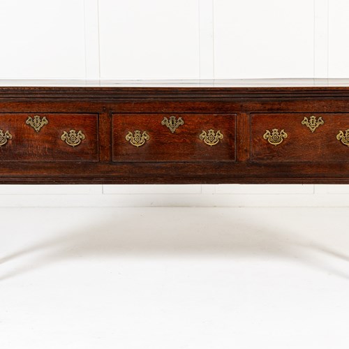 18Th Century English Oak Dresser Base