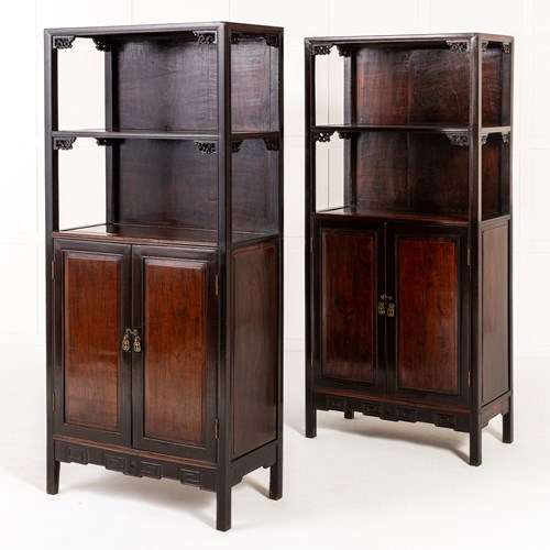 Pair Of 19Th Century Chinese Cabinets