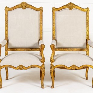 Pair Of French Régence Style Giltwo...