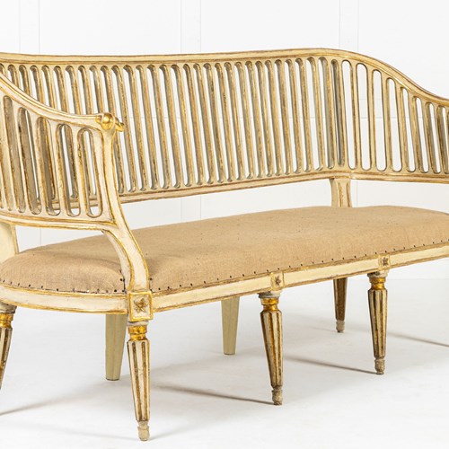 18Th Century Italian Painted Settee