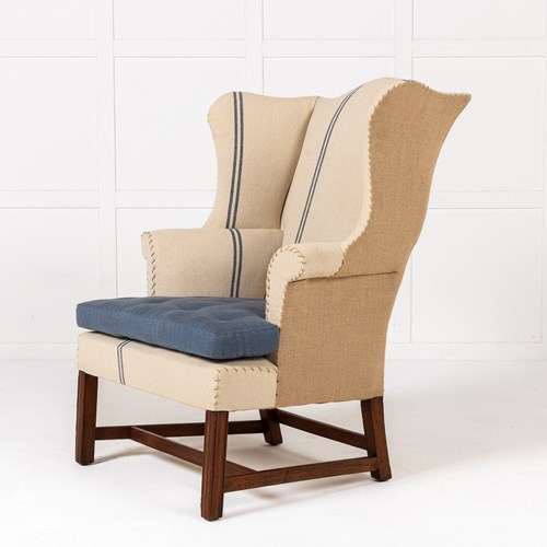 19Th Century English Wing Chair