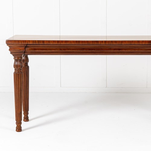 19Th Century English Regency Mahogany Serving Table