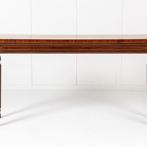 19Th Century English Regency Mahogany Serving Table
