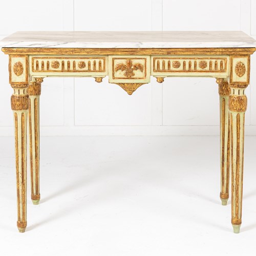 18Th Century Italian Painted Console Table