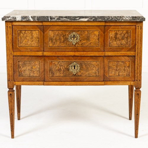 Small 18Th Century French Walnut Commode