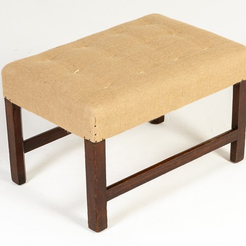 18Th Century English Mahogany Stool
