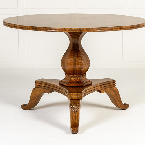 19Th Century French Walnut Centre Table