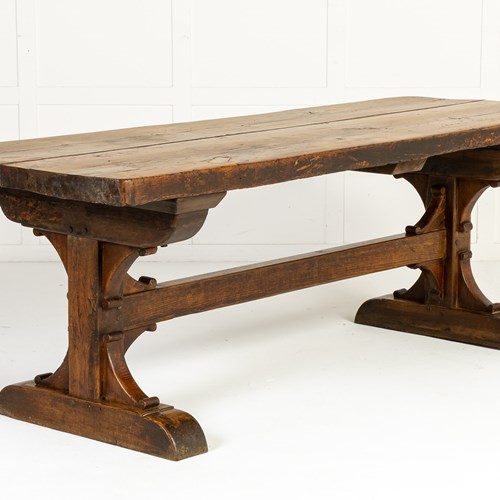 18Th Century Oak And Beech Refectory Table