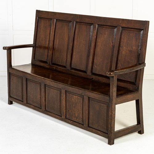 18Th Century English Oak Settle