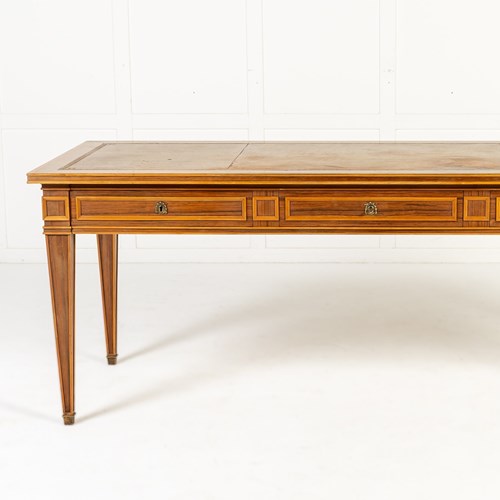 Grand Scale Mid 20Th Century Rosewood Bureau Plat