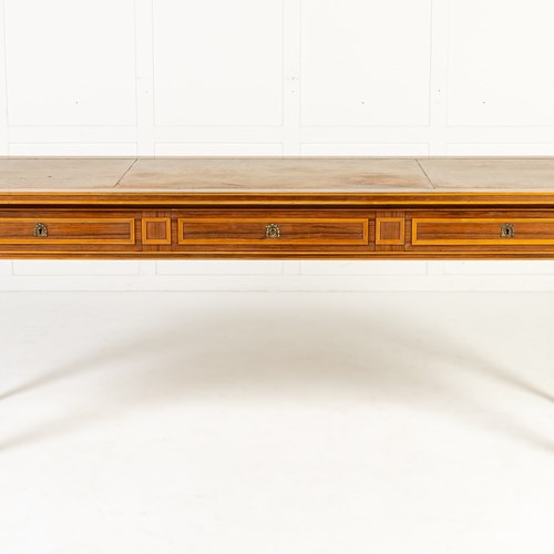 Grand Scale Mid 20Th Century Rosewood Bureau Plat