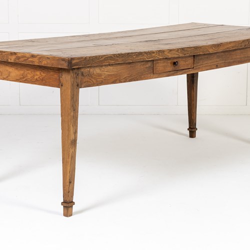 18Th Century English Ash And Oak Rustic Farmhouse Table