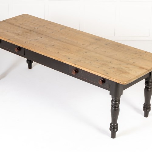 Early 19Th Century English Pine Farmhouse Table