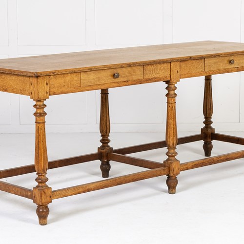 French Oak Serving/Drapers Table C.1900