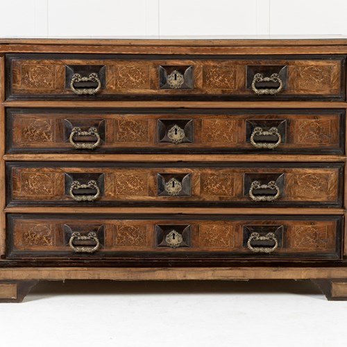 18Th Century Italian Walnut Chest Of Drawers