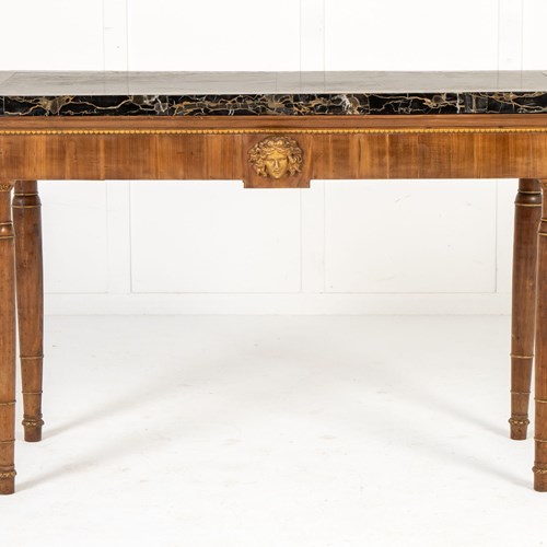 19Th Century Italian Walnut Console Table