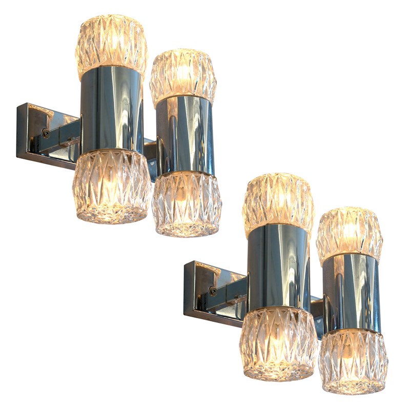 1970S  Pair Of Chrome And Glass Wall Lights By G. Sciolary, Italy-les-trois-garcons-9981-main-638316875301311345.jpg