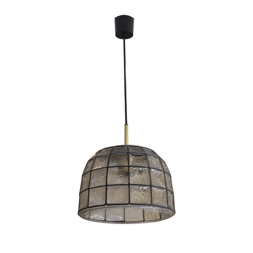 1960S German Large Bell-Shaped Pendant Light