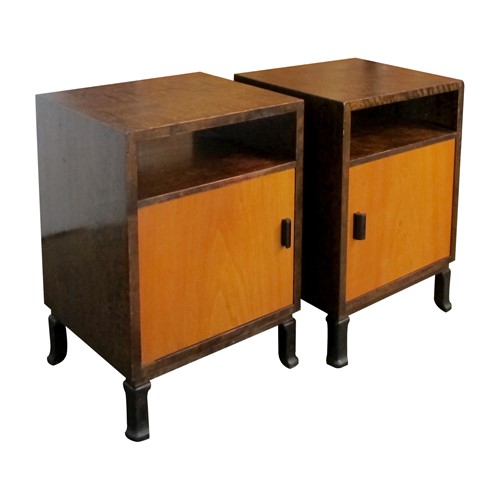 1930S/40S Swedish Pair Of Nightstands By A Larsson
