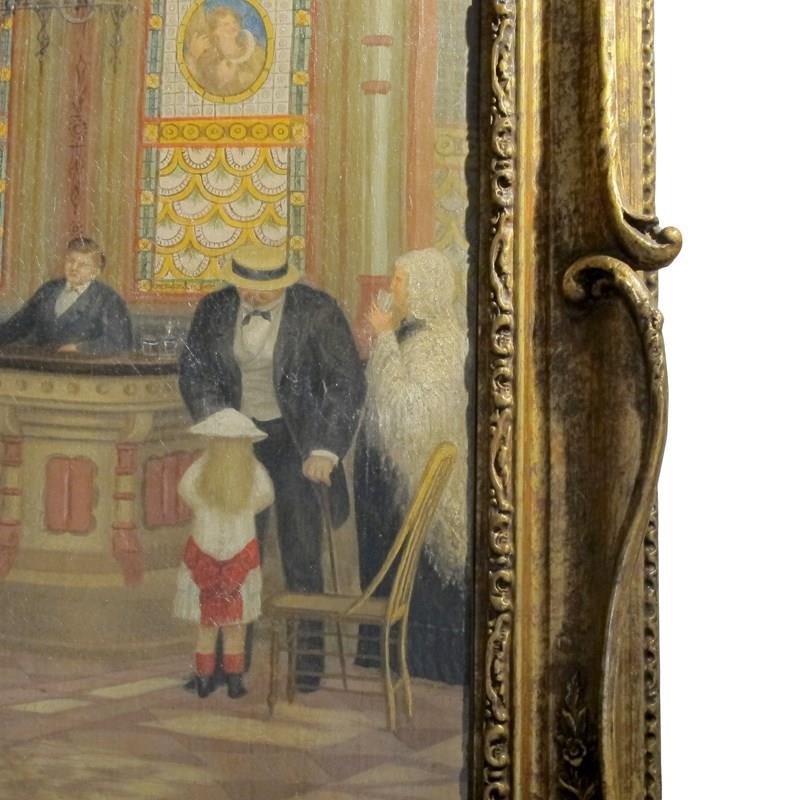 1877 Oil Painting Of A Scene In A Grand Hall With A Gilt Frame, French-les-trois-garcons-img-41323-main-638242622970228891.jpg