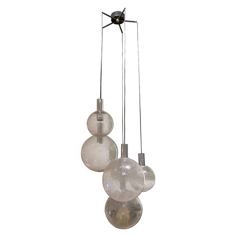 1960S Five Glass Globes Pendant Ceiling Light By Doria Leuchten, German-les-trois-garcons-img-4785-main-638385175839874017.jpg
