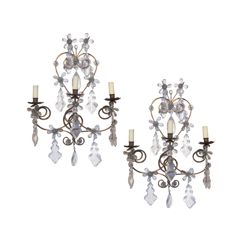A pair of 1920's wrought iron wall lights, French-les-trois-garcons-img-79241-scaled-main-637610951812331487.jpg