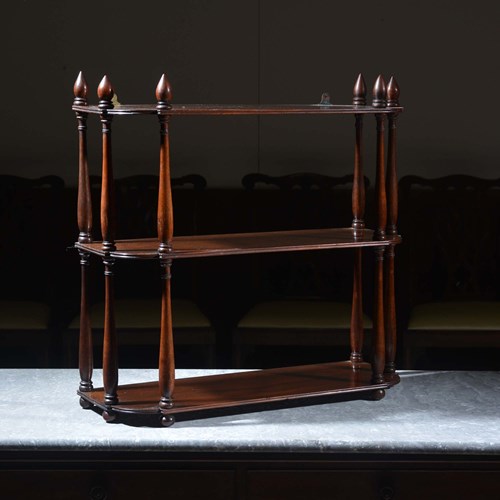 Georgian Mahogany Hanging Shelves