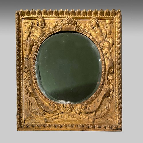 Flemish Baroque Gilt Mirror