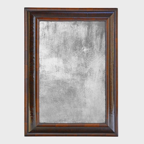 17Th Century Laburnum Cushion Mirror