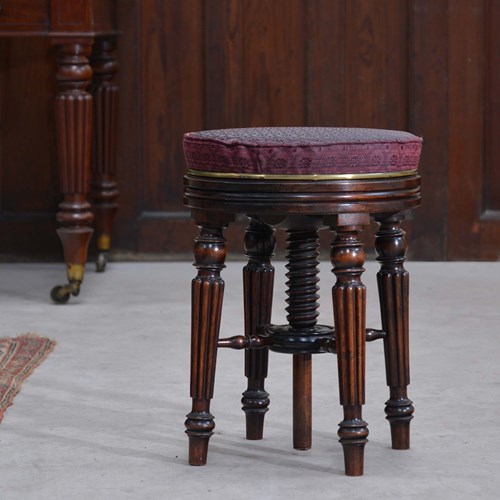 Regency Rosewood Music Stool