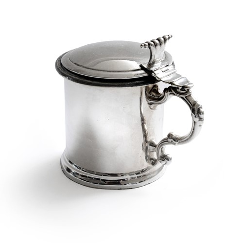 An Electroplated Mustard Pot