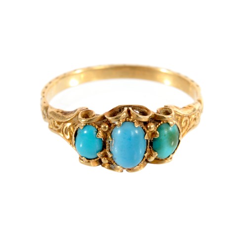 Victorian Gold and Turquoise Ring