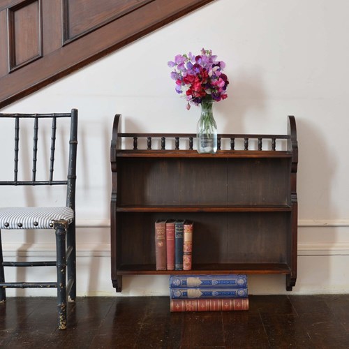 Aesthetic Movement Walnut Hanging Shelves