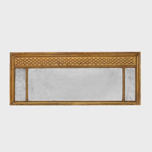 Small Regency Giltwood Overmantel Mirror