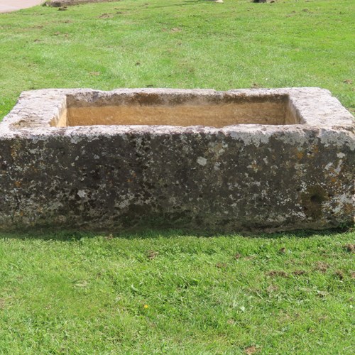 Almost 6Ft Long 18Th Century Limestone Trough
