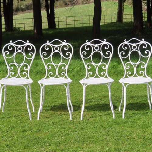 Set Of Four Garden Chairs
