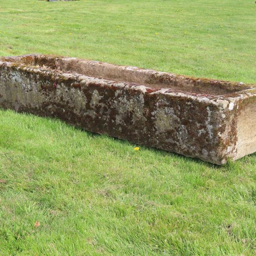 Almost 9Ft Long Long Old Stone Trough