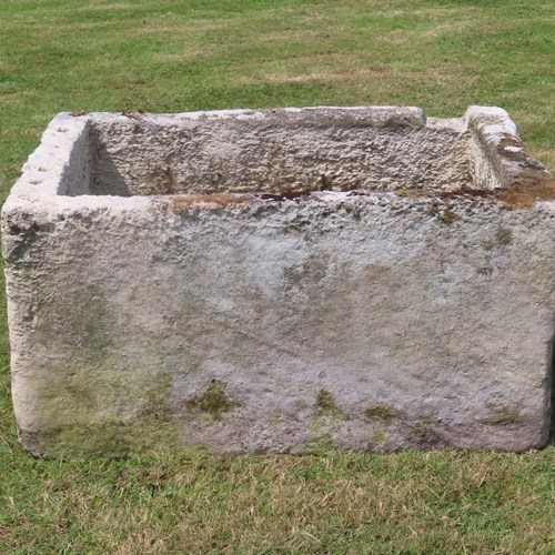 Tall Sided 18Th Century Stone Trough