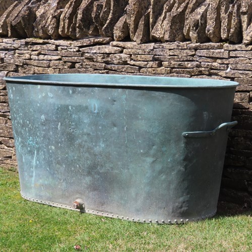 Large Copper Bath Tub